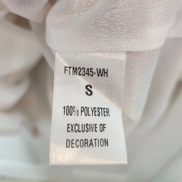 THML Multicolor Dress Flutter Sleeve with Abstract Design Size Small - Picture 10 of 11